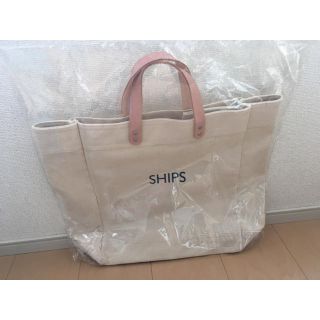 シップス(SHIPS)のシップス ヤナセ 本革 キャンバストートバッグ ships(トートバッグ)