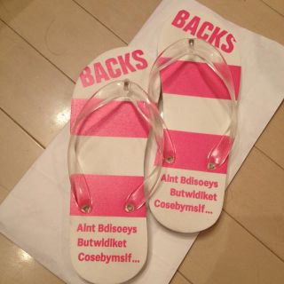 バックス(BACKS)のBACKS＊ビーチサンダル(サンダル)