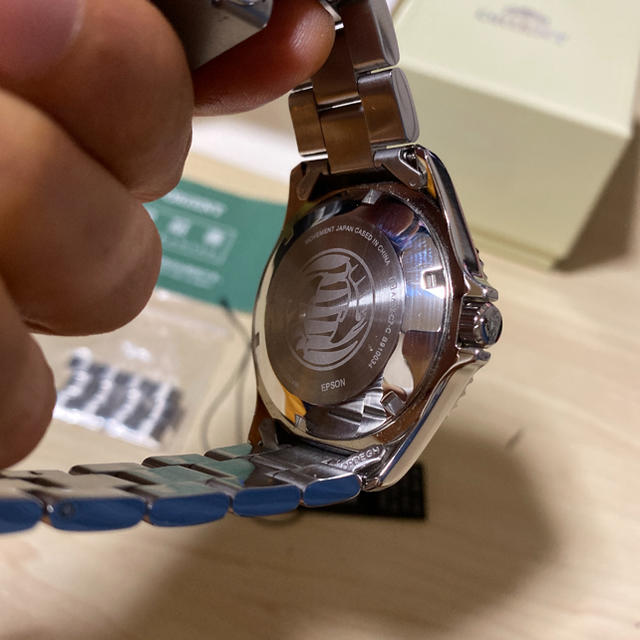 ORIENT(オリエント)のオリエント　RN-AA0204L 自動巻き　20気圧防水　ブルー メンズの時計(腕時計(アナログ))の商品写真