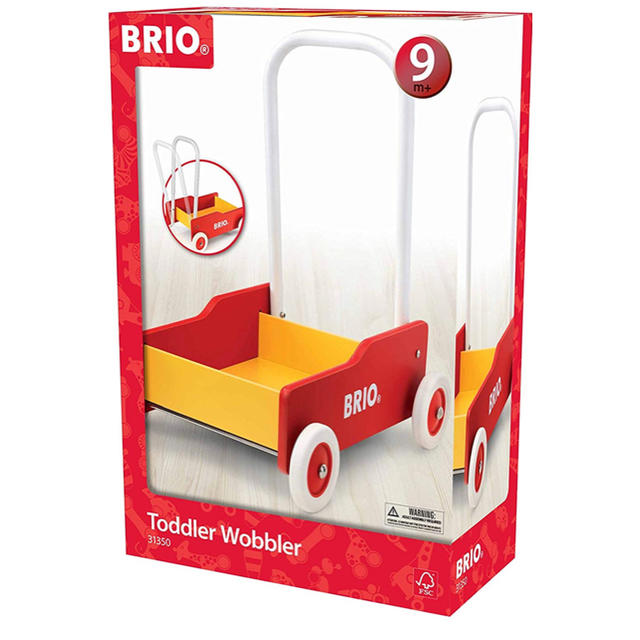 BRIO  (ブリオ)  手押し車 レッド 31350 木製　新品未使用