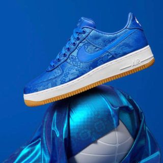 ナイキ(NIKE)の29㎝NIKE×CLOT AF1 RoyalUniversityBlueSilk(スニーカー)