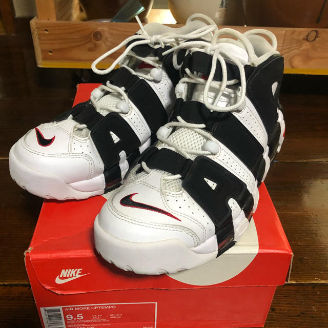 AIR MORE UP TEMPO ゼブラ