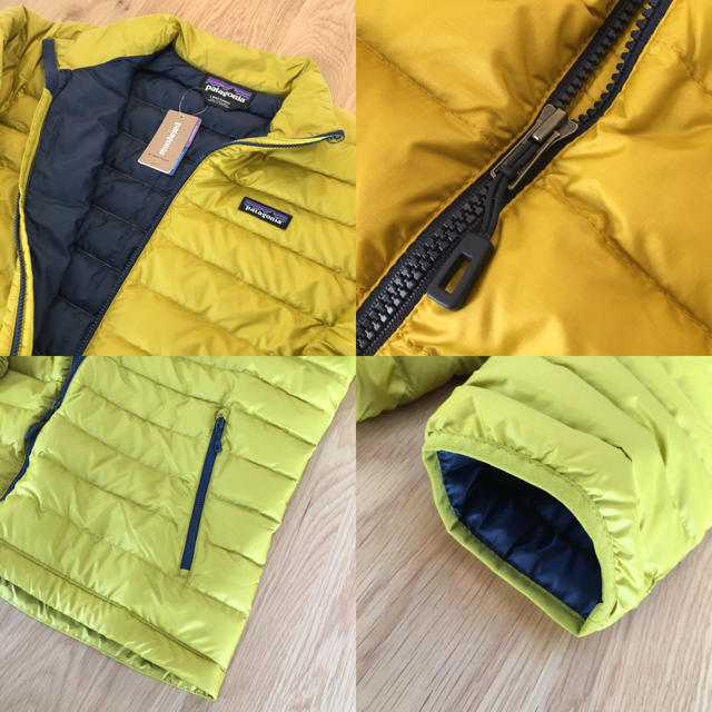 patagonia(パタゴニア)の新品 2018秋冬モデル パタゴニア ダウンセーター L イエロー ゴールド メンズのジャケット/アウター(ダウンジャケット)の商品写真