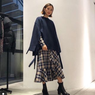 ルシェルブルー(LE CIEL BLEU)のLE CIEL BLUE Tape Detail Knit 今期完売商品(ニット/セーター)