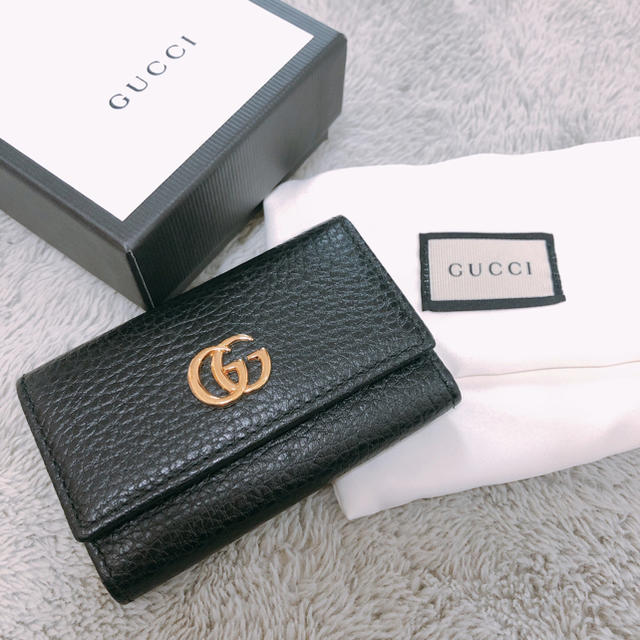 Gucci(グッチ)のキーケース　黒 レディースのファッション小物(キーケース)の商品写真