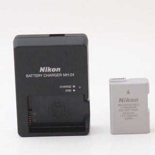 ニコン(Nikon)の⭐️NIKON ニコン 純正MH-24 充電器 + EN-EL14A セット⭐️(バッテリー/充電器)