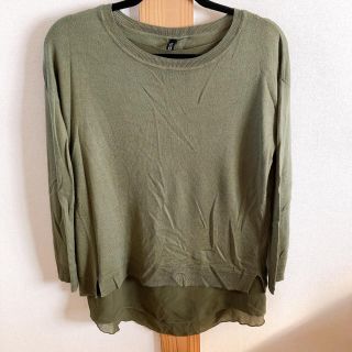 エイチアンドエム(H&M)のシフォンレース付きチュニック(チュニック)