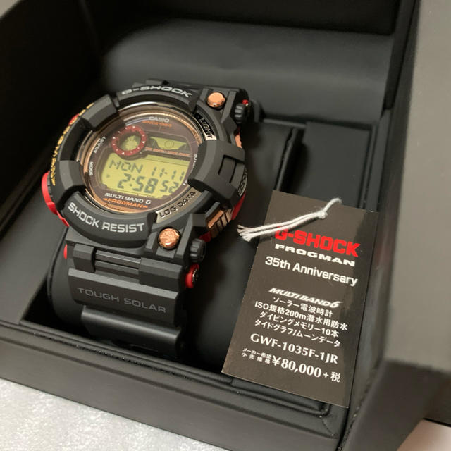 35周年限定G-SHOCK  GWF-1035F-1JR！マグマオーシャン！