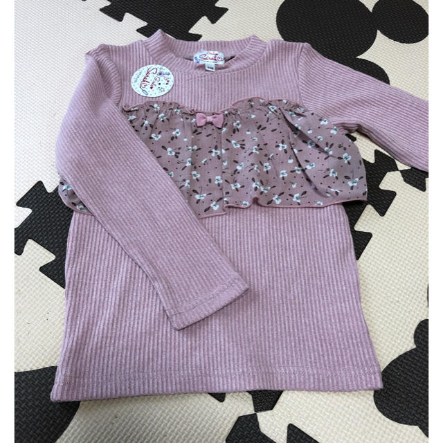 motherways(マザウェイズ)のマザウェイズ　花柄トップス　110 キッズ/ベビー/マタニティのキッズ服女の子用(90cm~)(Tシャツ/カットソー)の商品写真