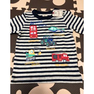 マザウェイズ(motherways)のマザウェイズ　働く車ロンT  104(Tシャツ/カットソー)