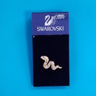 スワロフスキー(SWAROVSKI)のSWAROVSKI　未使用　ピンバッチ(ブローチ/コサージュ)