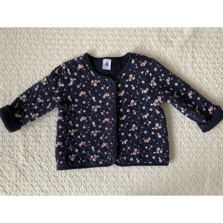 プチバトー(PETIT BATEAU)のプチバトー　キルトジャケット　86cm 24m(ジャケット/コート)