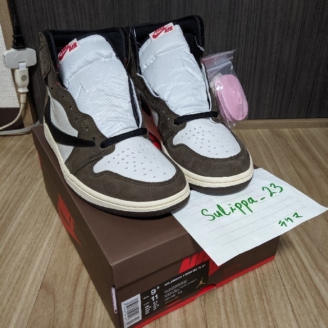 NIKE(ナイキ)のジョーダン Jordan 1 Travis Scott トラビス 国内正規 メンズの靴/シューズ(スニーカー)の商品写真