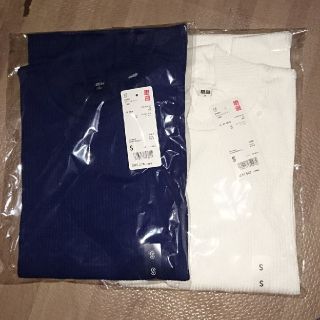 ユニクロ(UNIQLO)のユニクロ リブハイネックT(カットソー(長袖/七分))