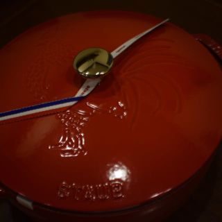 ストウブ(STAUB)のSTAUB フレンチ ルースターココット チェリー(調理道具/製菓道具)