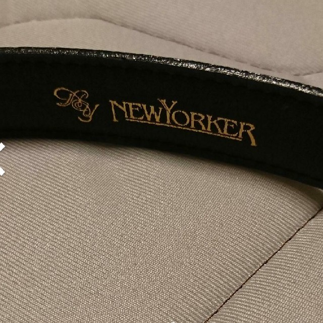 NEWYORKER(ニューヨーカー)のNew Yorker 黒ベルト レディース レディースのファッション小物(ベルト)の商品写真
