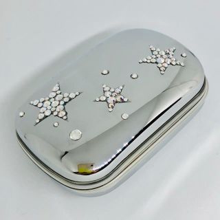 スワロフスキー(SWAROVSKI)のスター柄 コンパクトジュエリーケース(小物入れ)