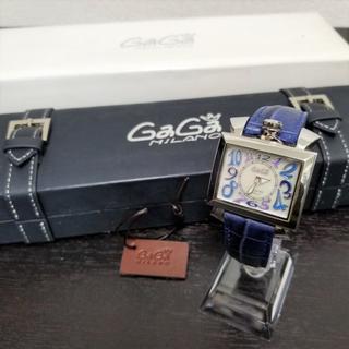 ガガミラノ(GaGa MILANO)のガガミラノ　腕時計　ナポレオーネ　青　(腕時計)