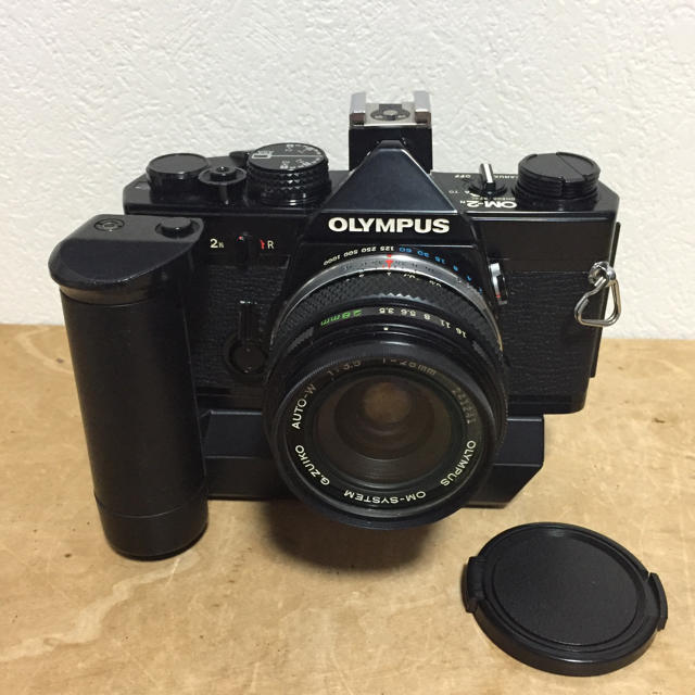 オリンパス  OM-2n  28mmレンズ  ワインダーセット  動作品