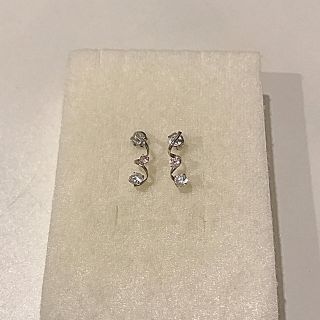 ジュエリーツツミ(JEWELRY TSUTSUMI)のK14WG ジルコンピアス(ピアス)