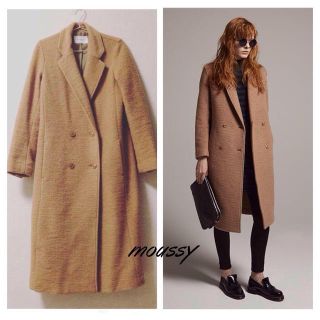 マウジー(moussy)のmoussy▽今期流行カラーロングコート(ロングコート)