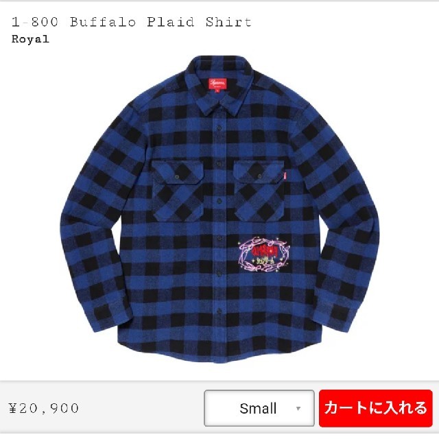 Supreme品名Supreme 1-800 Buffalo Plaid Shirt M