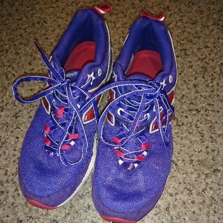 ニューバランス(New Balance)のnew balance ニューバランス　スニーカー紫色 22.5㎝(スニーカー)