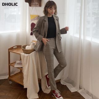 ディーホリック(dholic)のDHOLIC セットアップ　グレンチェック　スーツ(セット/コーデ)