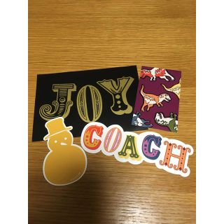 コーチ(COACH)のCOACH 非売品　ポストカード＆ステッカーセット(カード)