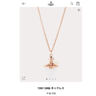 【ヴィヴィアン】【大幅値下げ】オンライン売切　TINY ORB ピンクゴールド