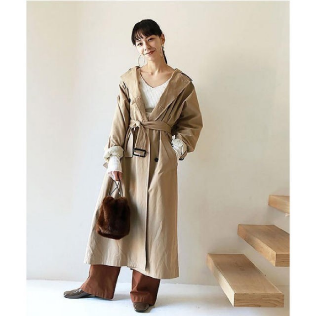 TODAYFUL(トゥデイフル)のTODAYFUL Over trench coat レディースのジャケット/アウター(トレンチコート)の商品写真