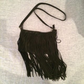 ザラ(ZARA)のzaraフリンジショルダーバッグクラッチ(ショルダーバッグ)