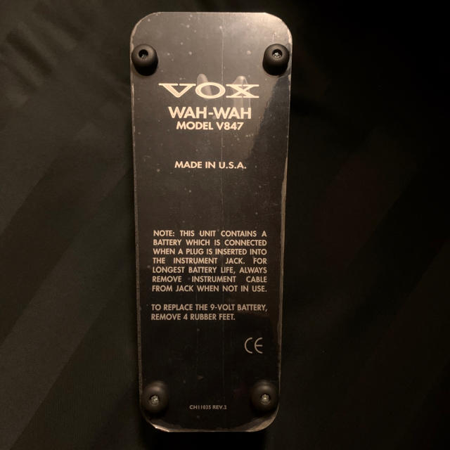 VOX WAH-WAH MODEL V847 エフェクター ギター
