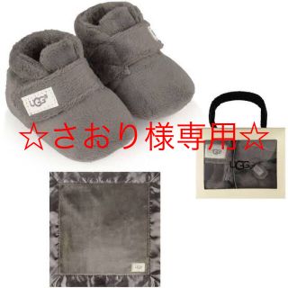 アグ(UGG)の新品未使用　UGG BIXBEE AND LOVEY ベビーブーツ　チャコール(ブーツ)