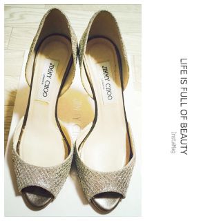 ジミーチュウ(JIMMY CHOO)のJIMMY CHOO ラメパンプス(ハイヒール/パンプス)