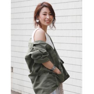 マウジー(moussy)の【新品・未使用】ミリタリージャケット(ミリタリージャケット)