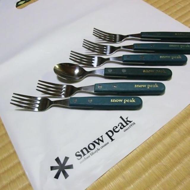 Snow Peak(スノーピーク)のスノーピーク　ティースプーン　デザートフォーク スポーツ/アウトドアのアウトドア(食器)の商品写真