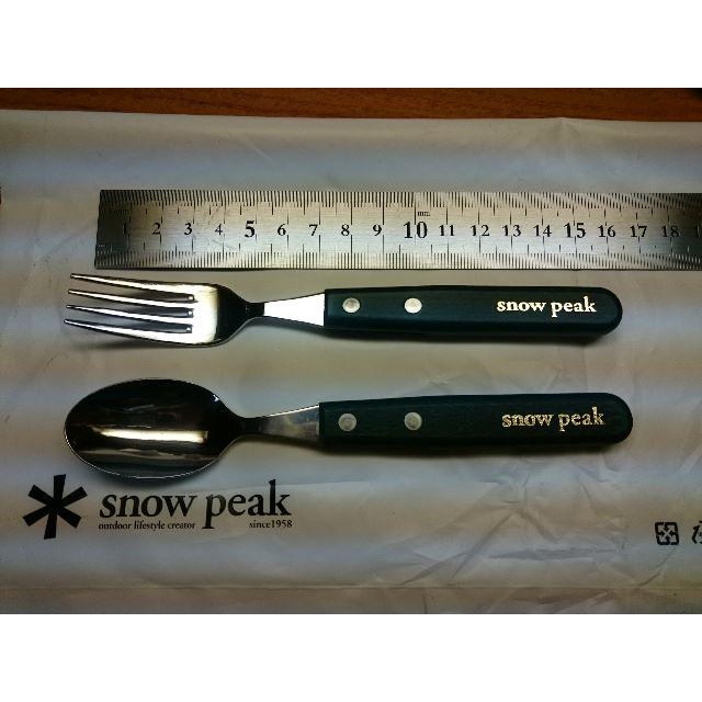 Snow Peak(スノーピーク)のスノーピーク　ティースプーン　デザートフォーク スポーツ/アウトドアのアウトドア(食器)の商品写真