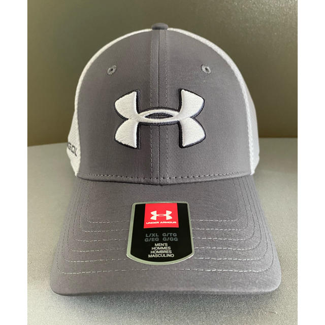 UNDER ARMOUR(アンダーアーマー)のアンダーアーマー キャップ 帽子 グレー CAP ゴルフ メンズの帽子(キャップ)の商品写真