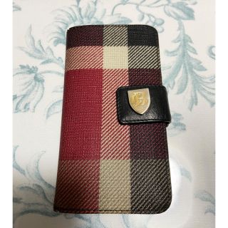 バーバリーブルーレーベル(BURBERRY BLUE LABEL)のブルーレーベル　クレストブリッジ   iPhoneケース(iPhoneケース)