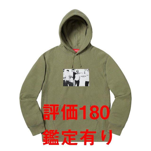 【新品L】Supreme Classic Ad Hooded グレー