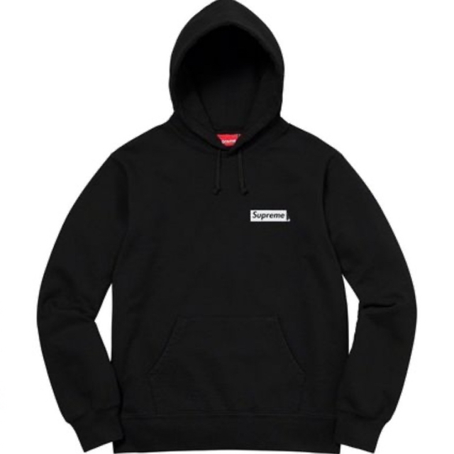 supreme 19AW Stop Crying Hooded BLACK