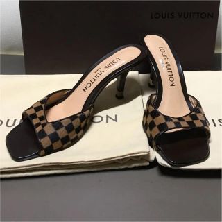 ルイヴィトン(LOUIS VUITTON)の美品⭐︎LOUIS VUITTON⭐︎ミュール。シャネル、エルメス、プラダ(ミュール)