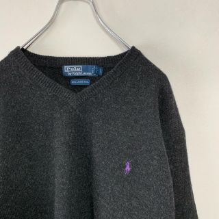 ラルフローレン(Ralph Lauren)の古着90s  POLO Ralph Lauren ラムウール ニット　セーター(ニット/セーター)