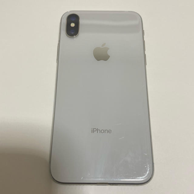 【送料込み】iPhoneX 64GB シルバー au 美品