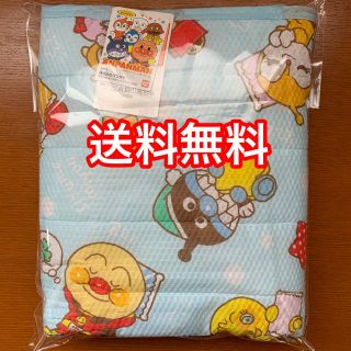 アンパンマン(アンパンマン)の★送料無料 新品★ アンパンマン リップル素材 お昼寝 敷きパッド ブルー ⑤(敷パッド)