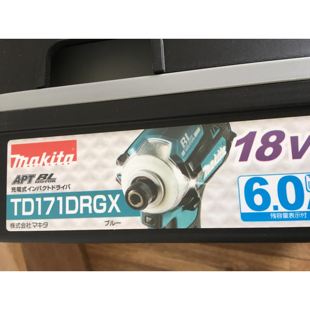 Makita - マキタ　インパクトドライバー・レンチ　TD171DRGX [青]