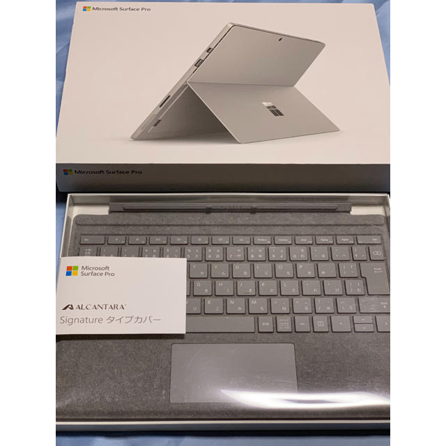 Microsoft(マイクロソフト)のマイクロソフト Surface Pro 6　KJT-00014 &タイプカバー スマホ/家電/カメラのPC/タブレット(タブレット)の商品写真