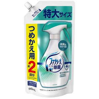 ピーアンドジー(P&G)のファブリーズ 消臭スプレー 布用 W除菌 詰め替え 640mL 詰替え2回分(日用品/生活雑貨)