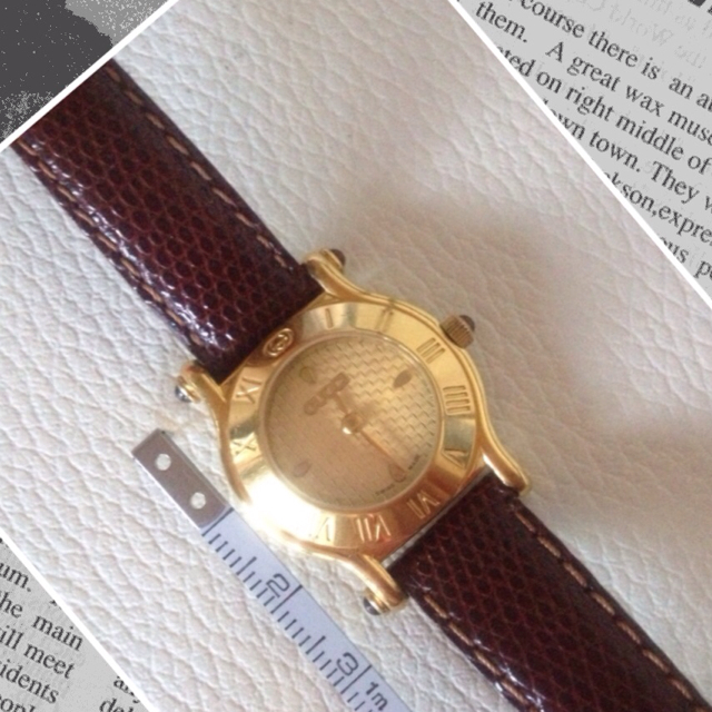 Gucci(グッチ)のGUCCI ゴールド時計✨ レディースのファッション小物(腕時計)の商品写真